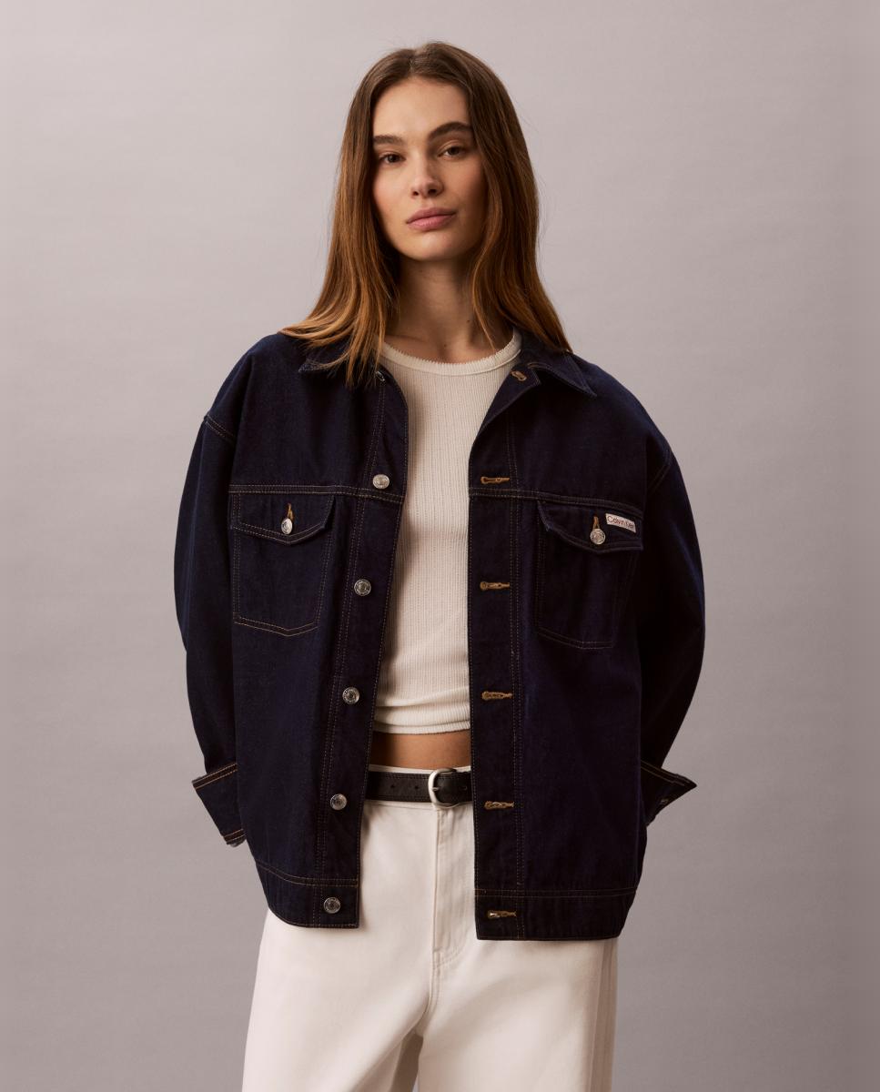 Imagem 0 de Casaco de Ganga com Cinto