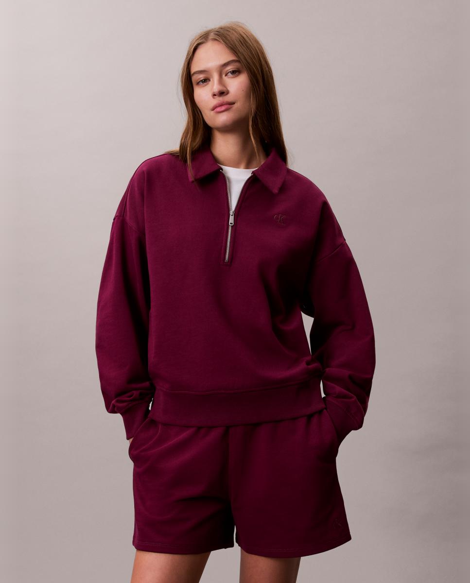 Imagem 0 de Sweatshirt com Meio Fecho de Correr