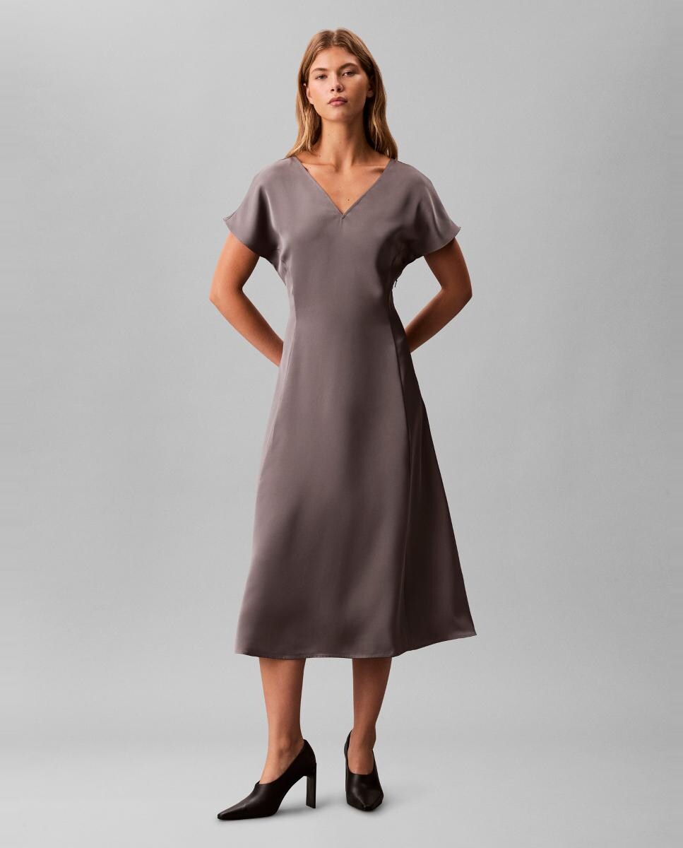 Vestido satinado de mujer · Calvin Klein · El Corte Inglés