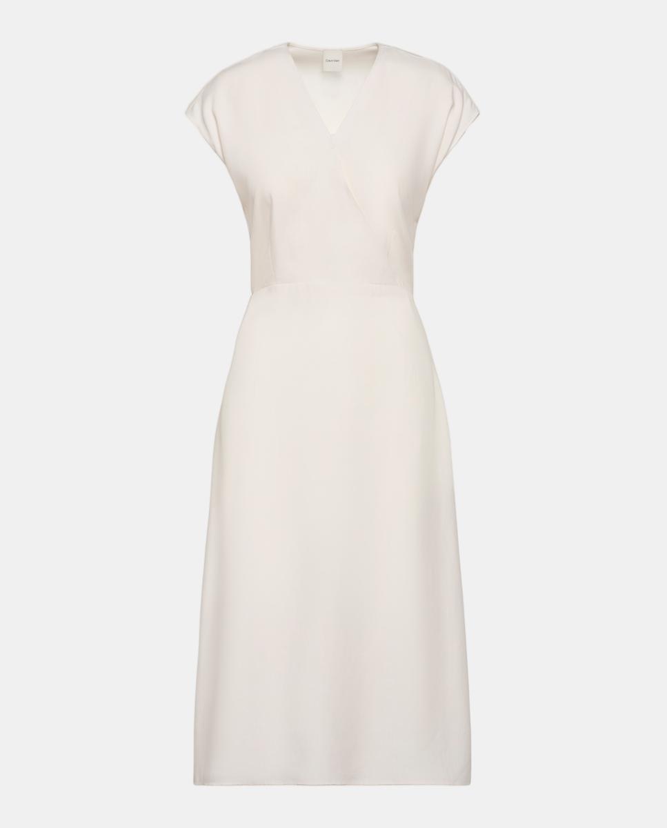 Vestido de Tencel e Linho Cru-7