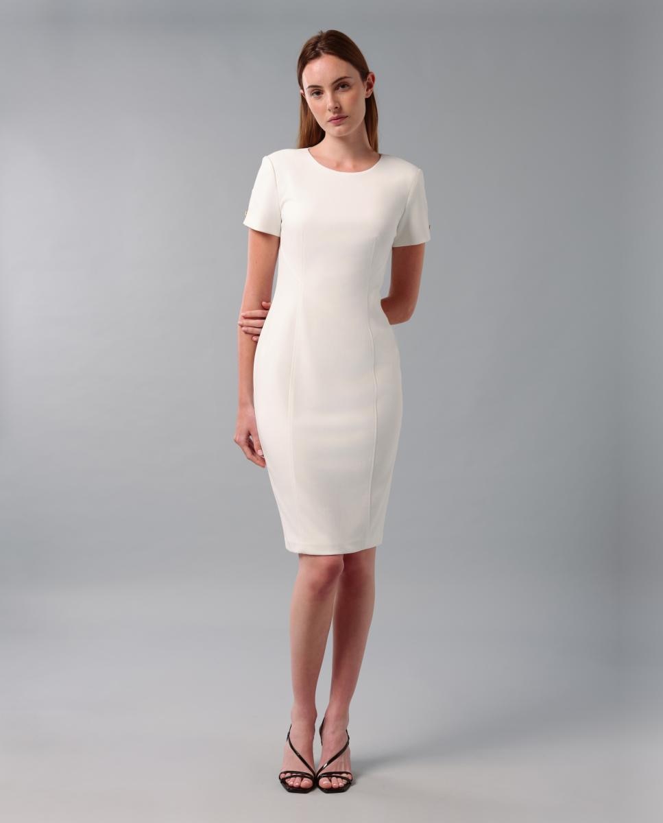 Imagem 0 de Vestido Justo com Manga Curta