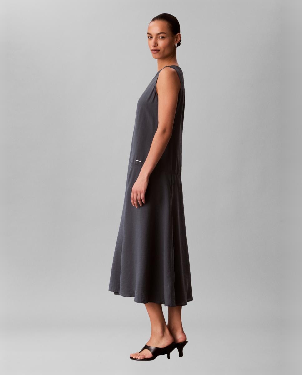 Vestido Maxi Rodado Azul-4