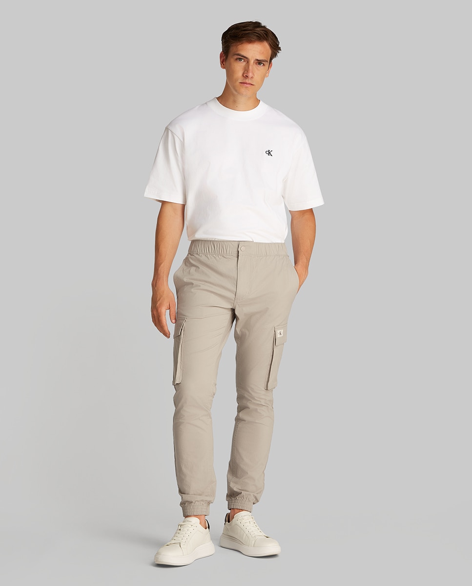 Calvin Klein Jeans - Pantalón cargo hombre lavado skinny fit.