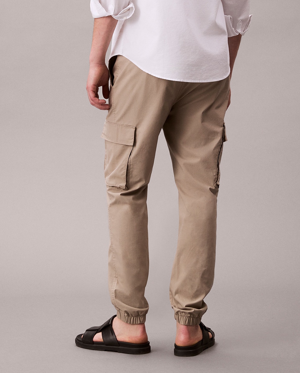 Calças sportswear de homem Bege-3