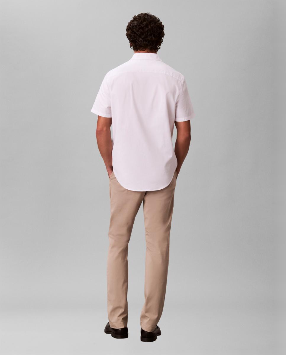 Calças Chino Slim Fit Caqui-3