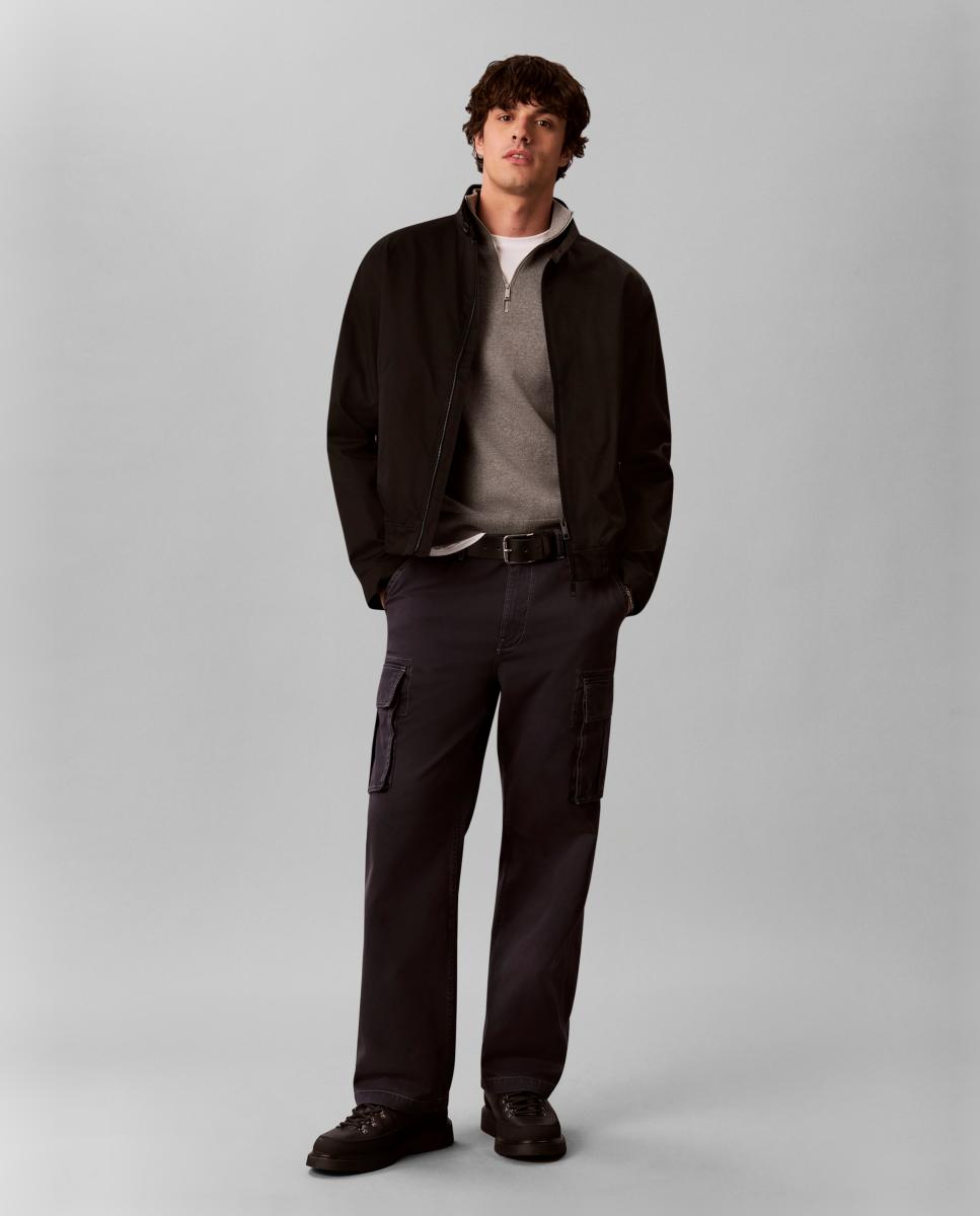 Pantalón cargo Hombre baggy de algodón - Calvin Klein Jeans - Azul marino Azul marino-1