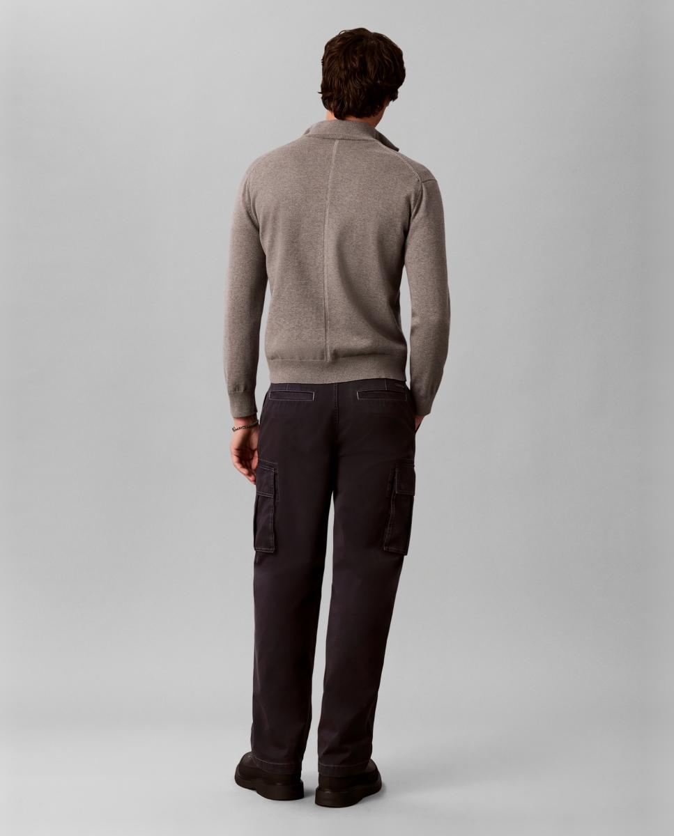 Pantalón cargo Hombre baggy de algodón - Calvin Klein Jeans - Azul marino Azul marino-3