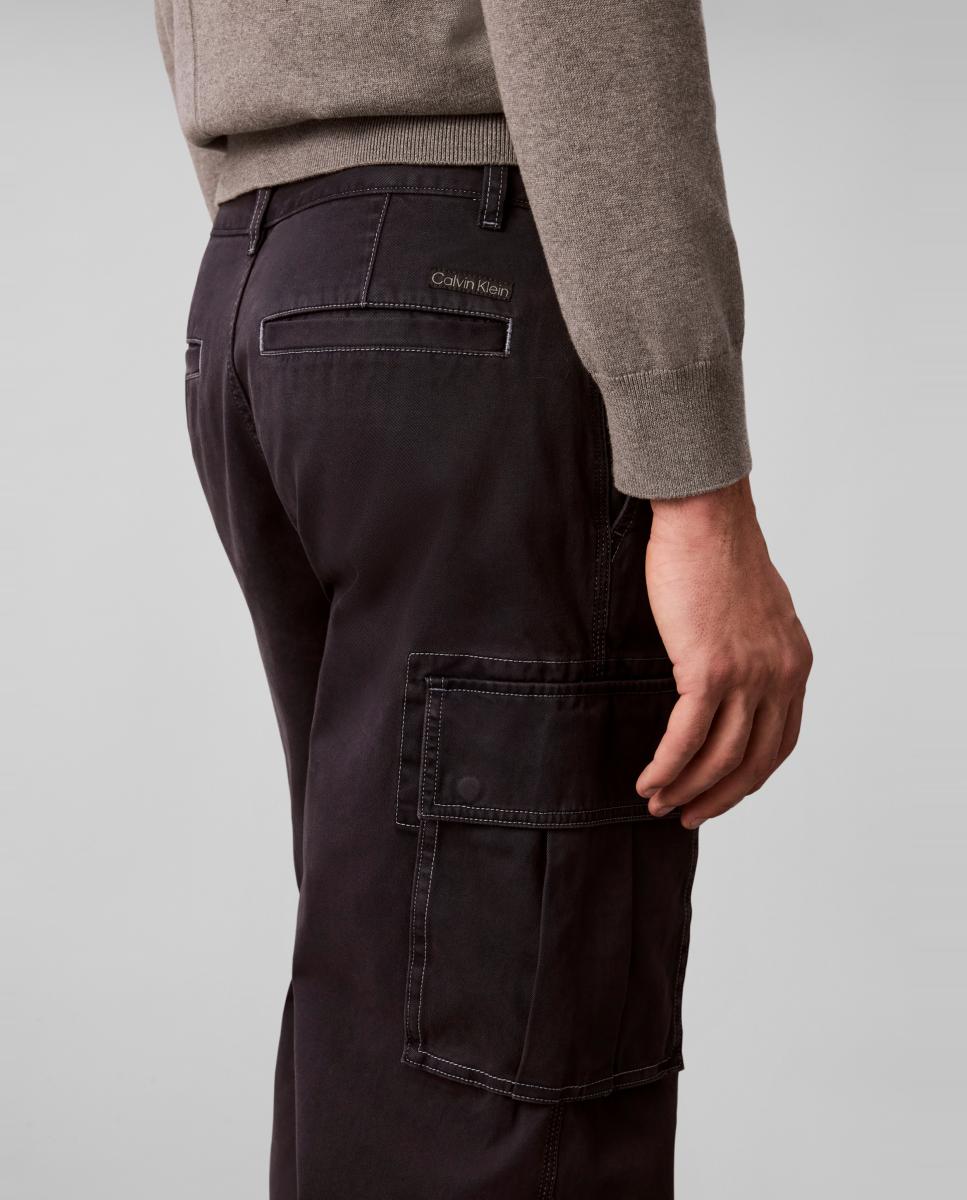 Pantalón cargo Hombre baggy de algodón - Calvin Klein Jeans - Azul marino Azul marino-5