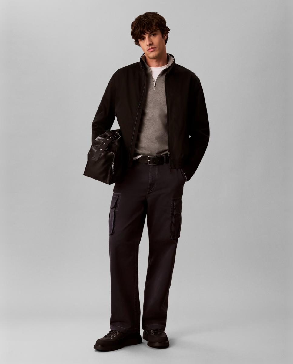 Pantalón cargo Hombre baggy de algodón - Calvin Klein Jeans - Azul marino Azul marino-7