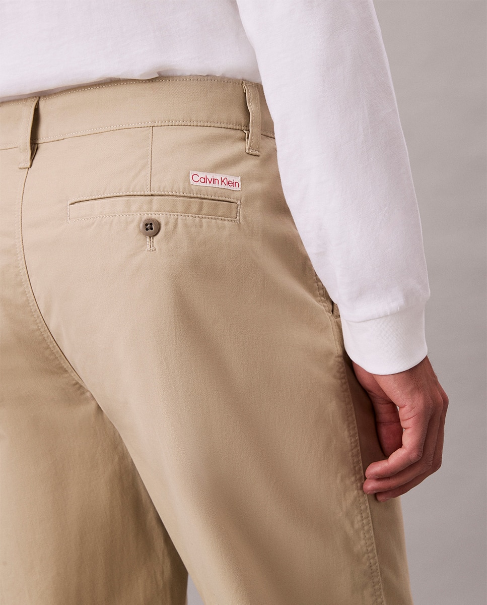 Imagen 5 de Pantalones Rectos Hombre 90S - Calvin Klein Jeans - Beige Beige