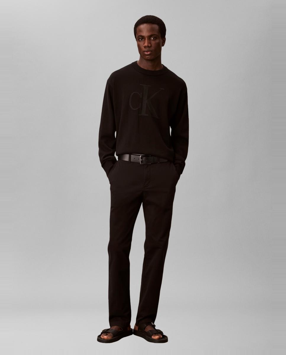 Imagen 1 de Pantalón chino Hombre slim confort - Calvin Klein Jeans - Negro Negro