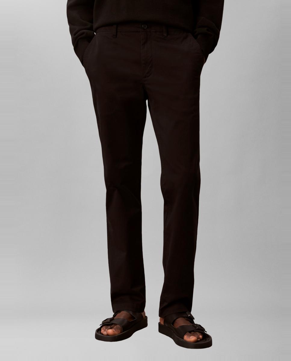Imagen 2 de Pantalón chino Hombre slim confort - Calvin Klein Jeans - Negro Negro