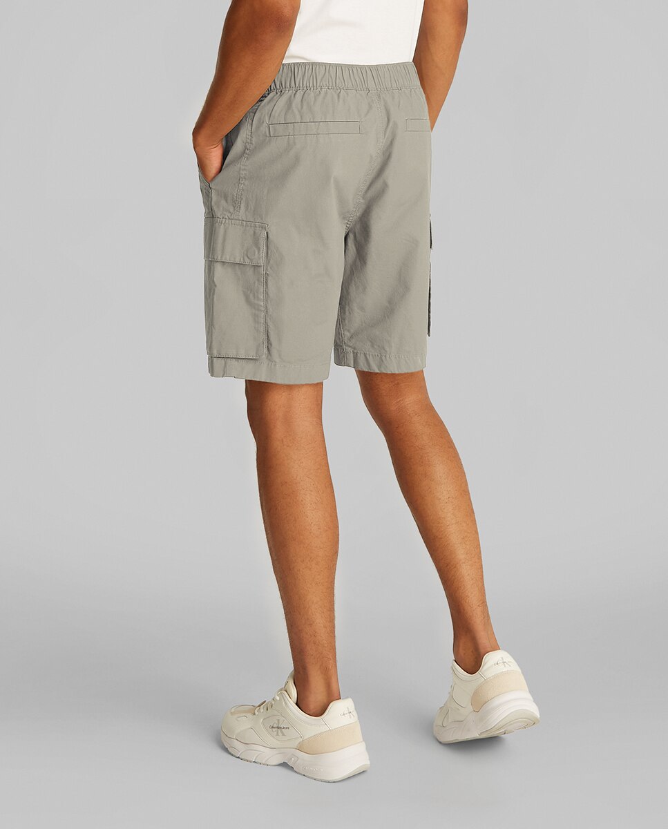 Calções Cargo Verde-escuro-3