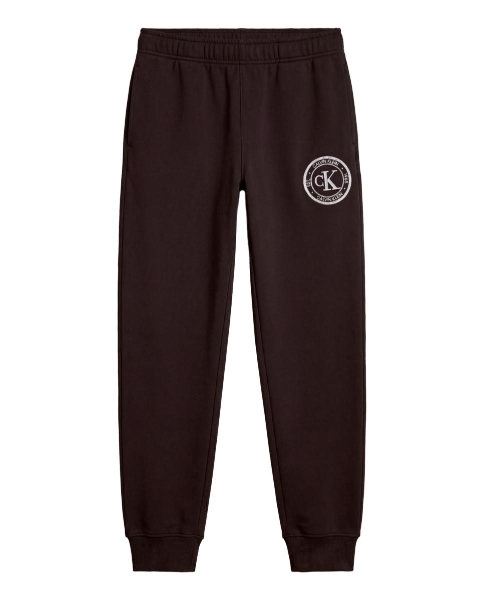 Jogger Hombre con gráfico crest - Calvin Klein Jeans - Negro Negro-6