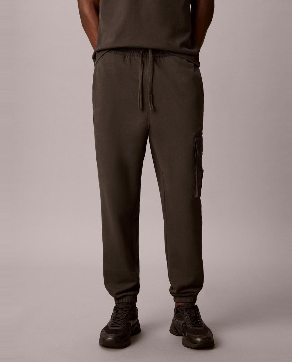 Jogger Hombre con badge - Calvin Klein Jeans - Negro Negro-2