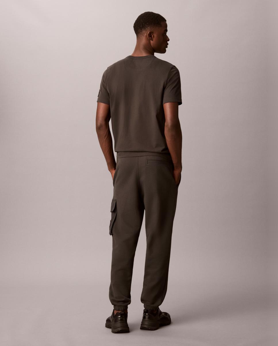 Jogger Hombre con badge - Calvin Klein Jeans - Negro Negro-3