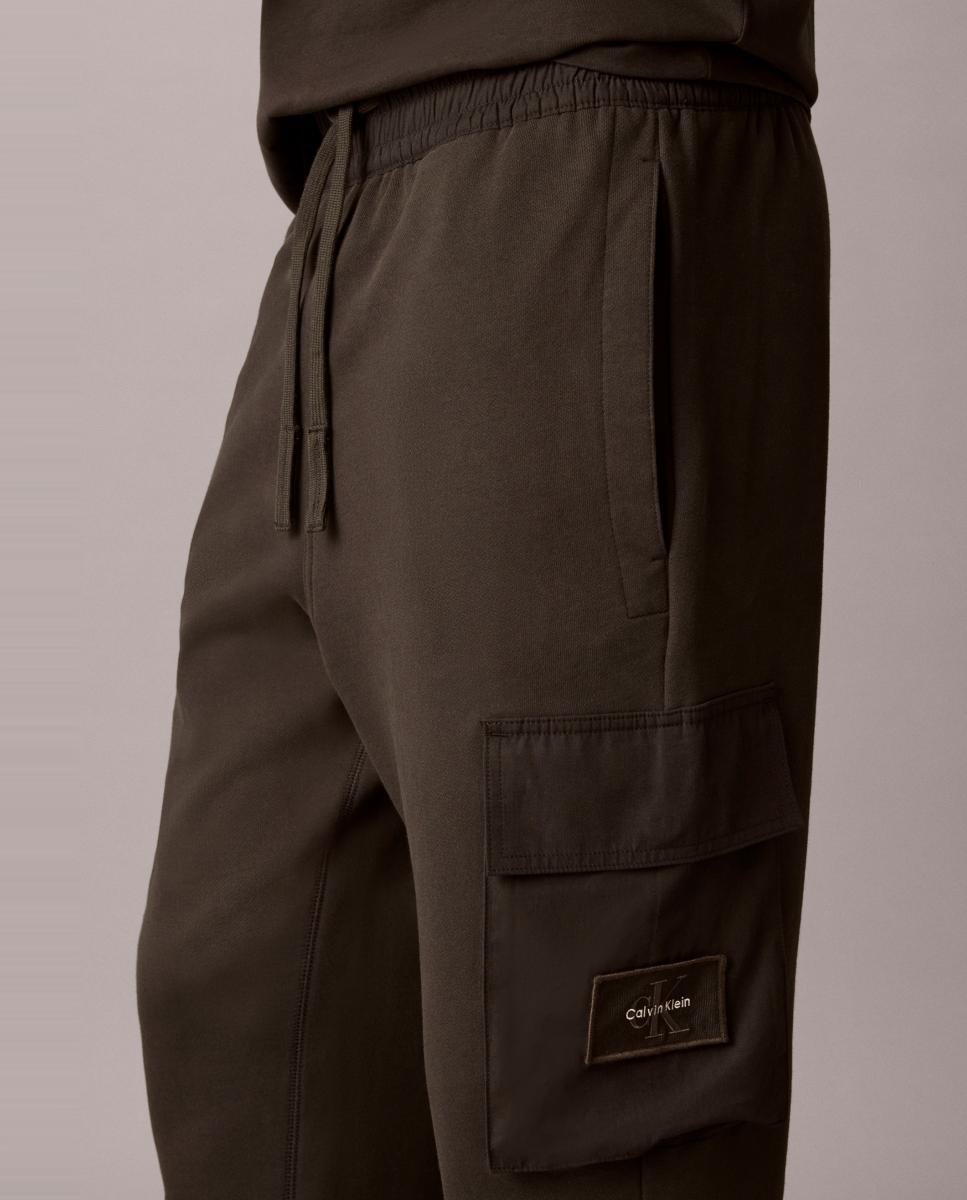 Jogger Hombre con badge - Calvin Klein Jeans - Negro Negro-4