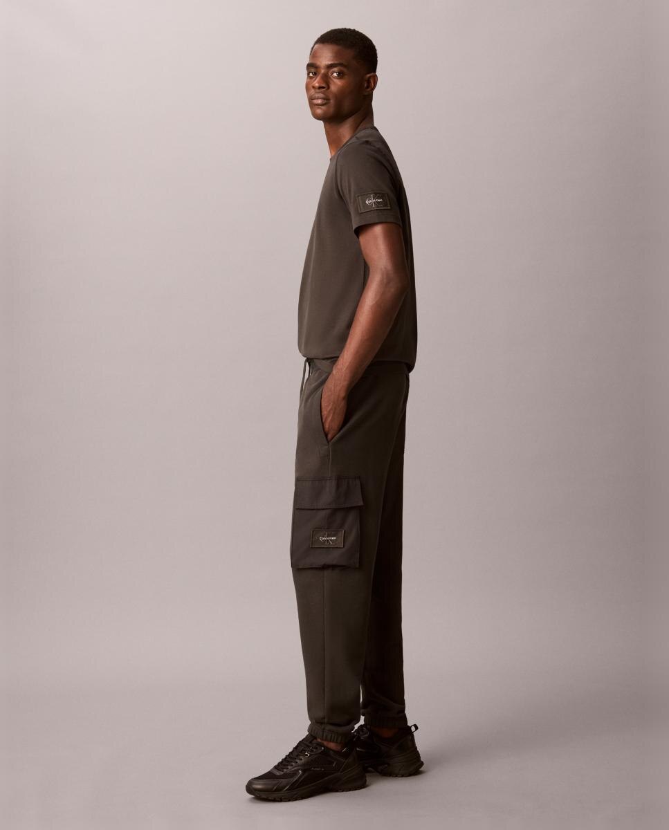 Jogger Hombre con badge - Calvin Klein Jeans - Negro Negro-5