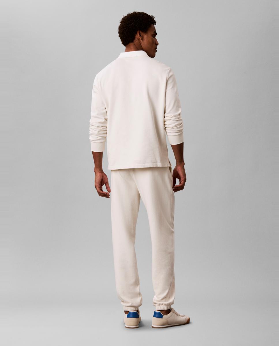 Imagen 3 de Pantalón jogger Hombre con logo - Calvin Klein Jeans - Crudo Crudo