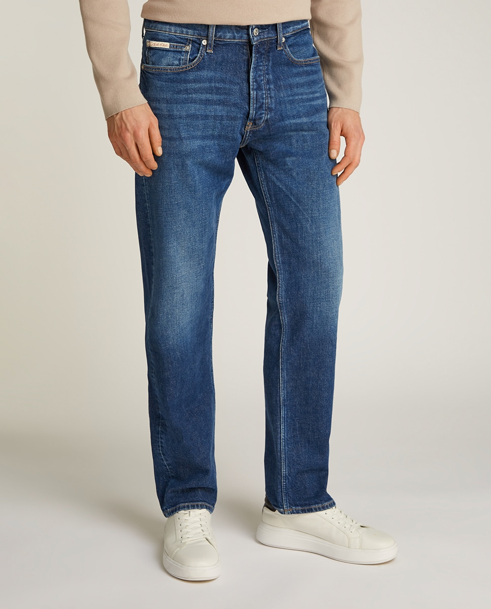 Vaquero hombre straight fit tiro bajo · Calvin Klein Jeans · El - Main Image