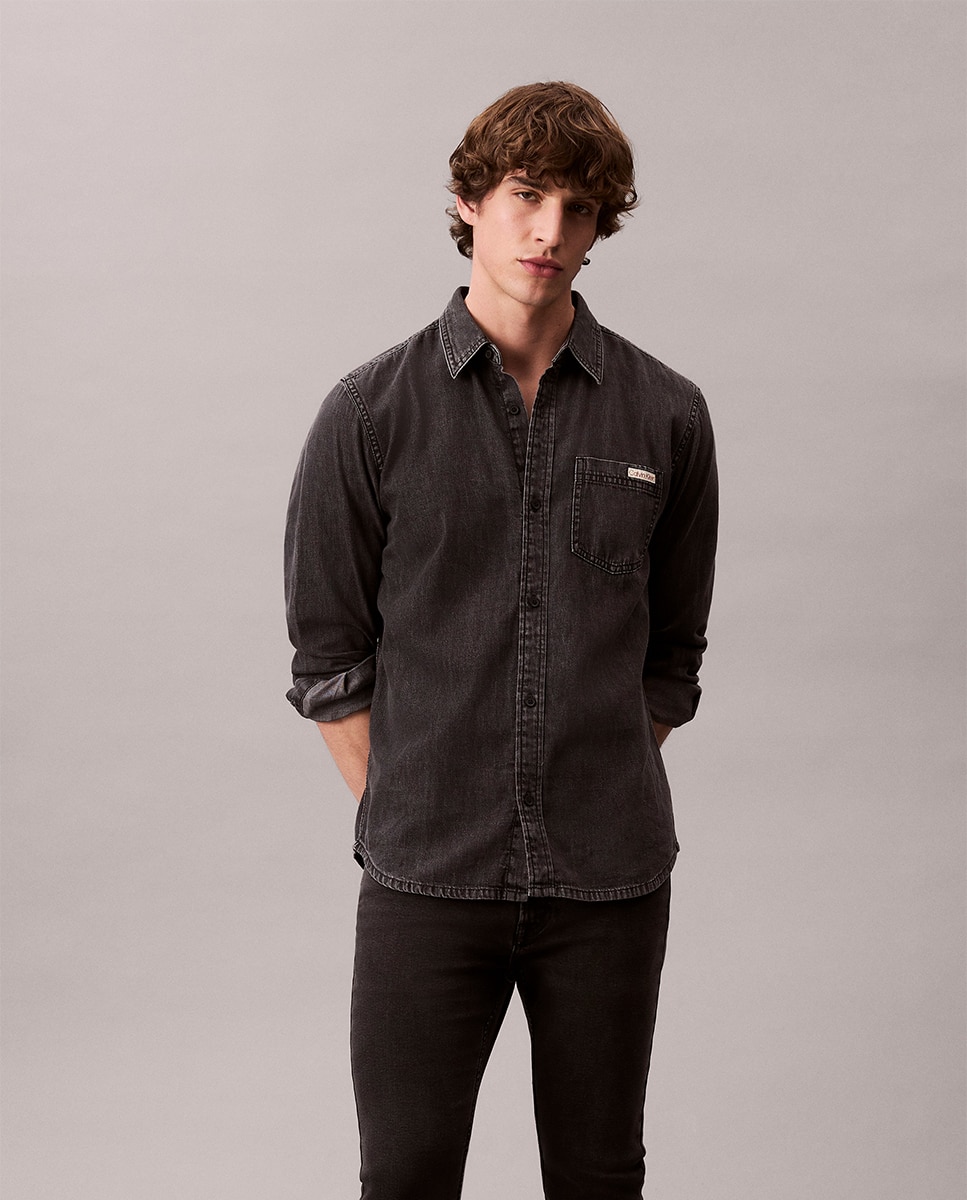 Jeans Skinny Fit Preto-2