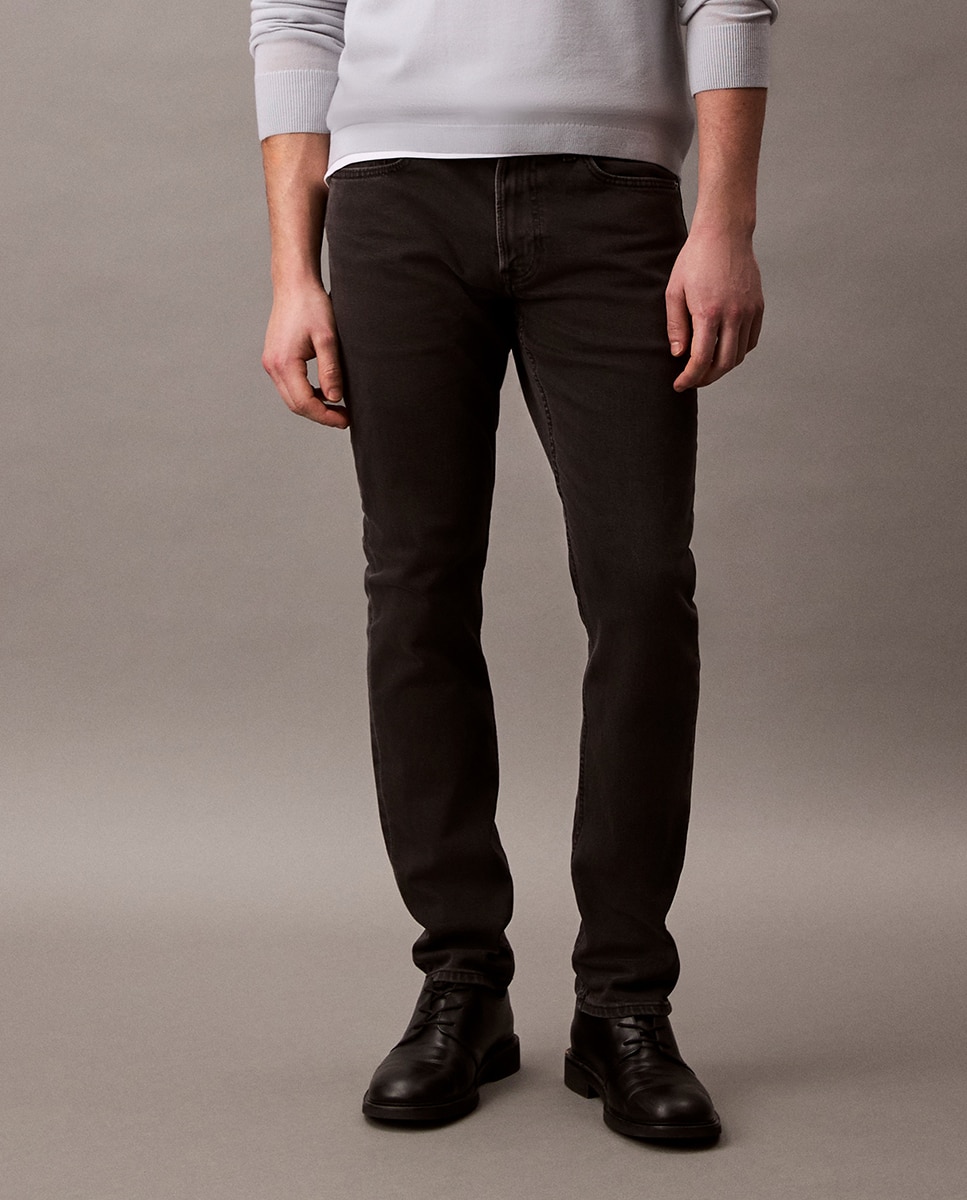 Jeans Slim Fit Preto-2