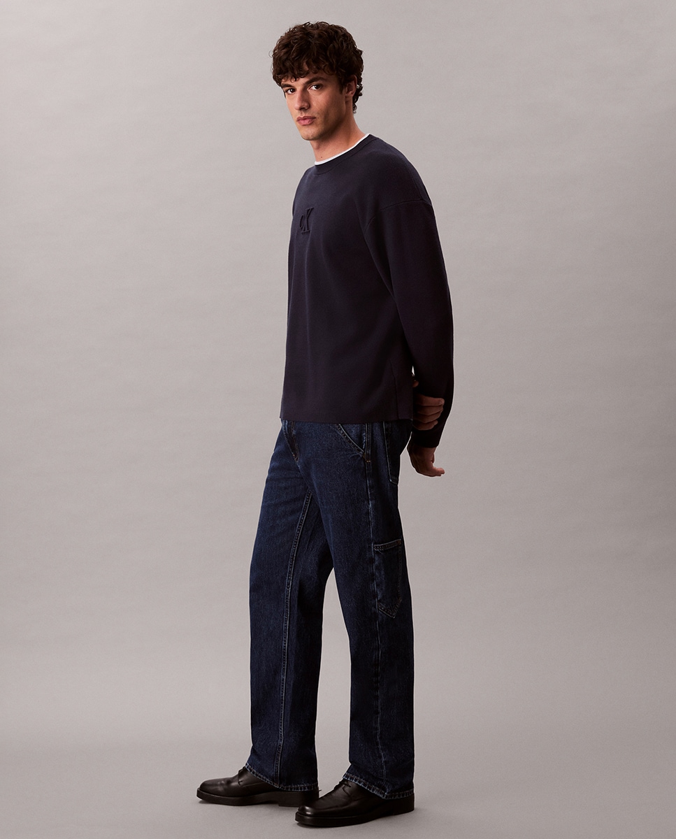 Jeans Fit Carpenter Azul-2