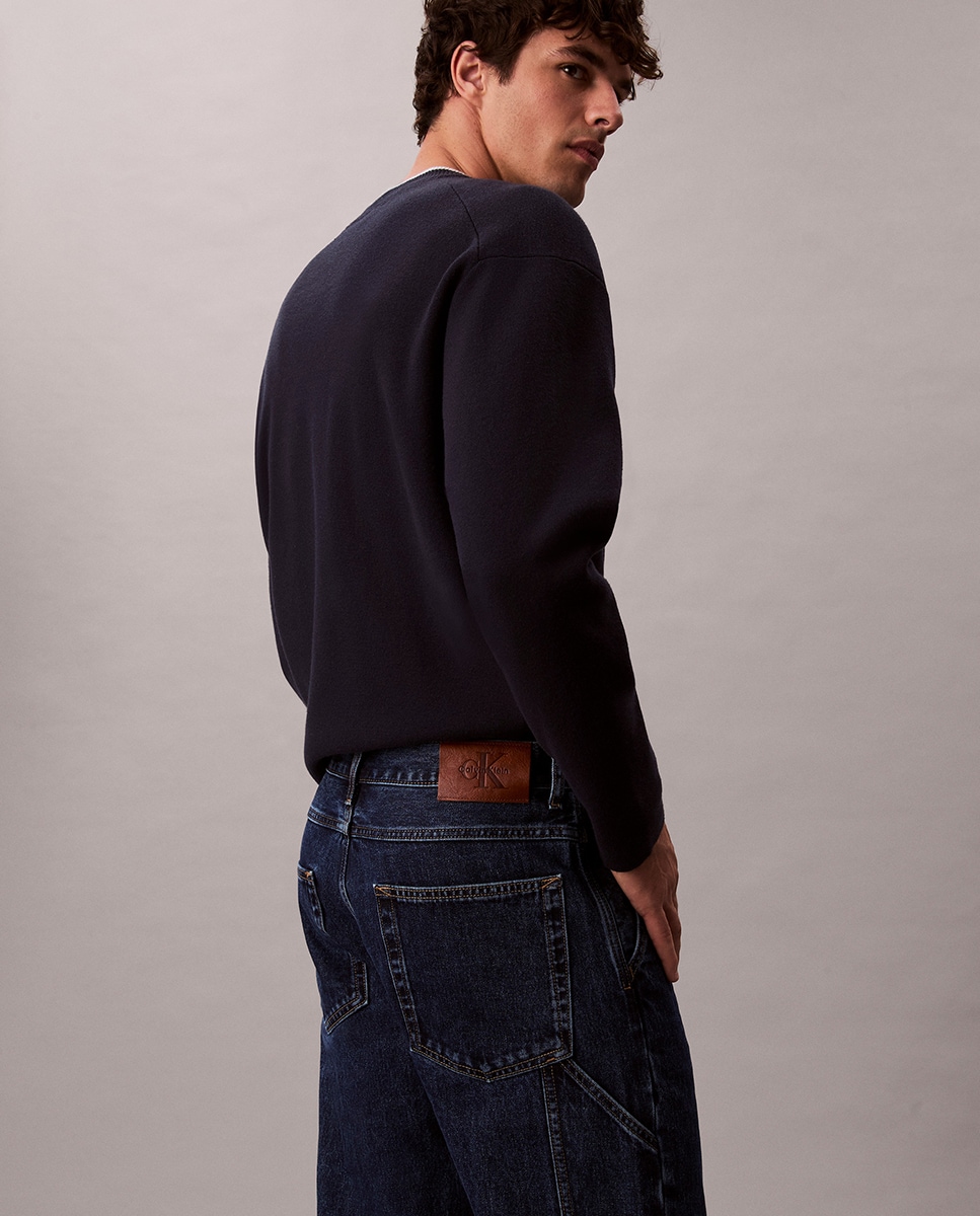 Jeans Fit Carpenter Azul-3