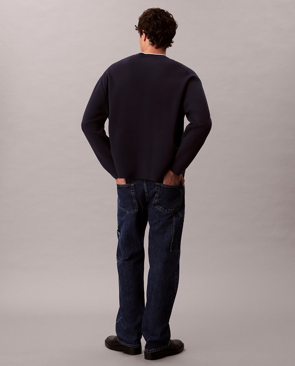 Jeans Fit Carpenter Azul-4