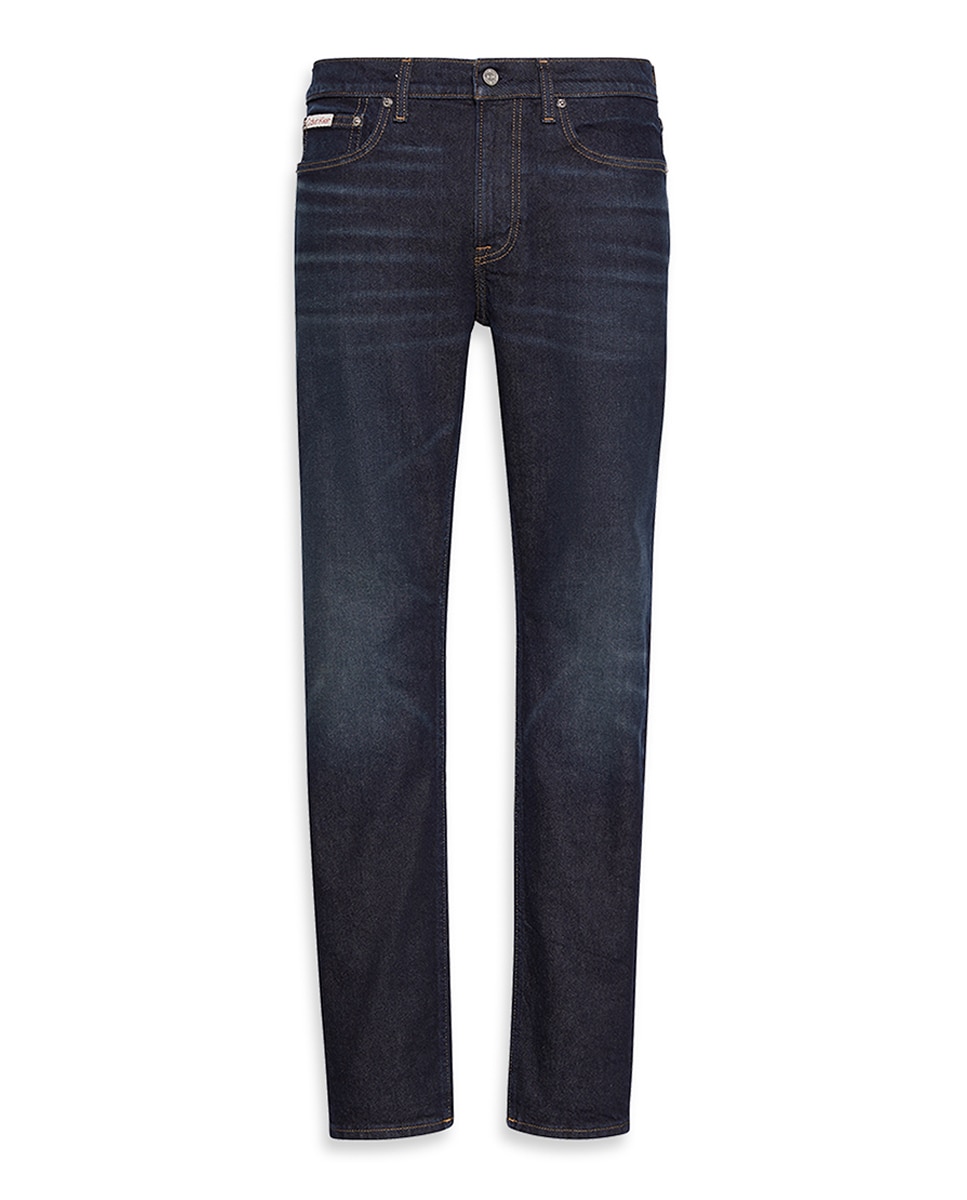 Jeans Fit Slim Taper Azul-1