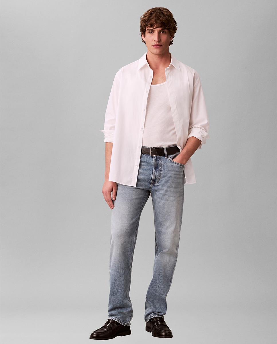 Imagen 1 de Vaquero Hombre Recto Estándar - Calvin Klein Jeans - Azul claro Azul claro