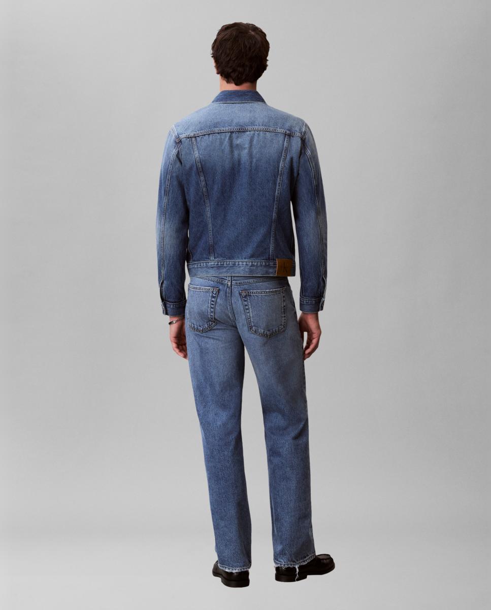 Jeans Straight Fit Azul-3