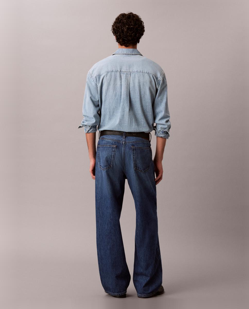 Jeans Baggy Fit Azul-3