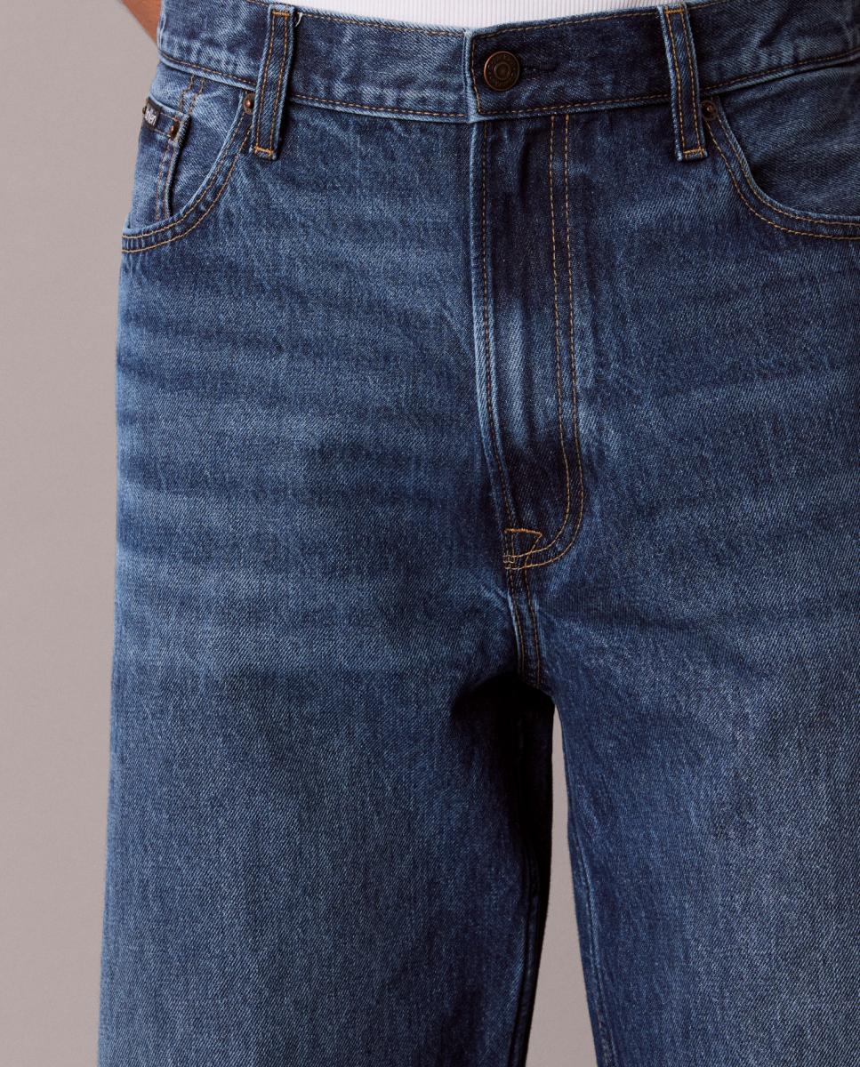 Jeans Baggy Fit Azul-4