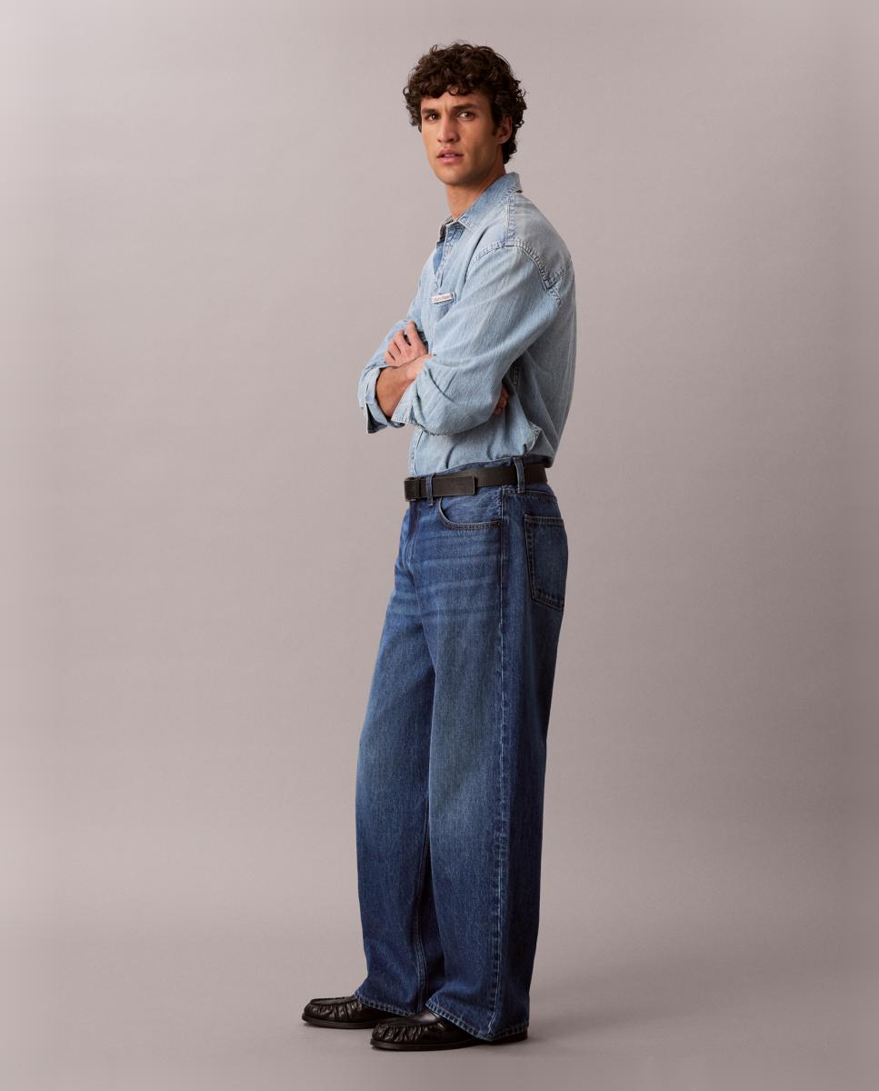 Jeans Baggy Fit Azul-5
