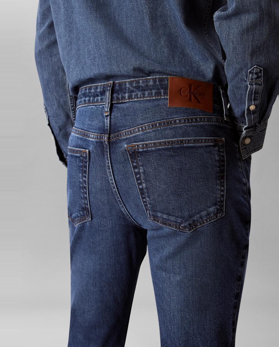 Jeans Slim Fit Azul-4
