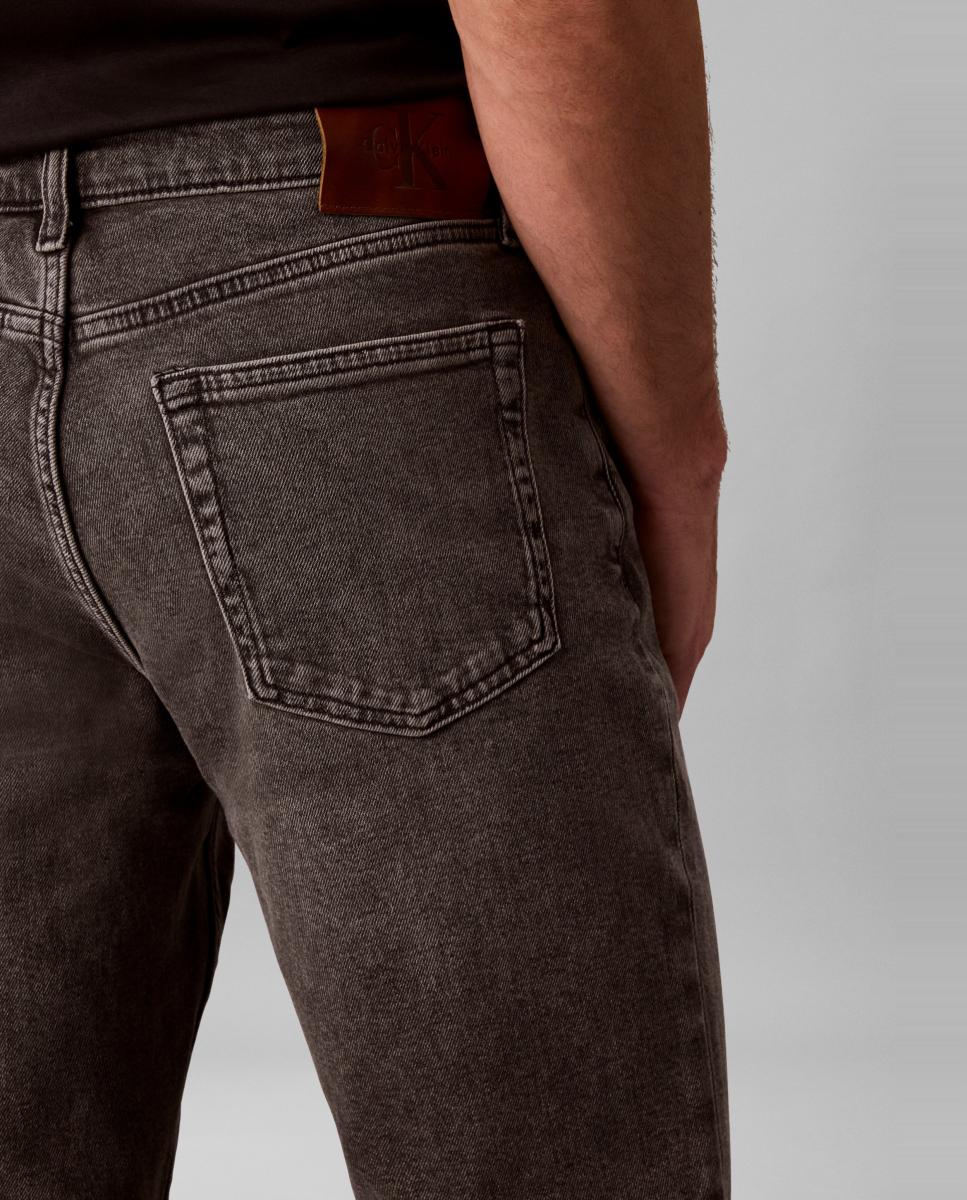 Jeans Slim Fit Cinzento-escuro-4