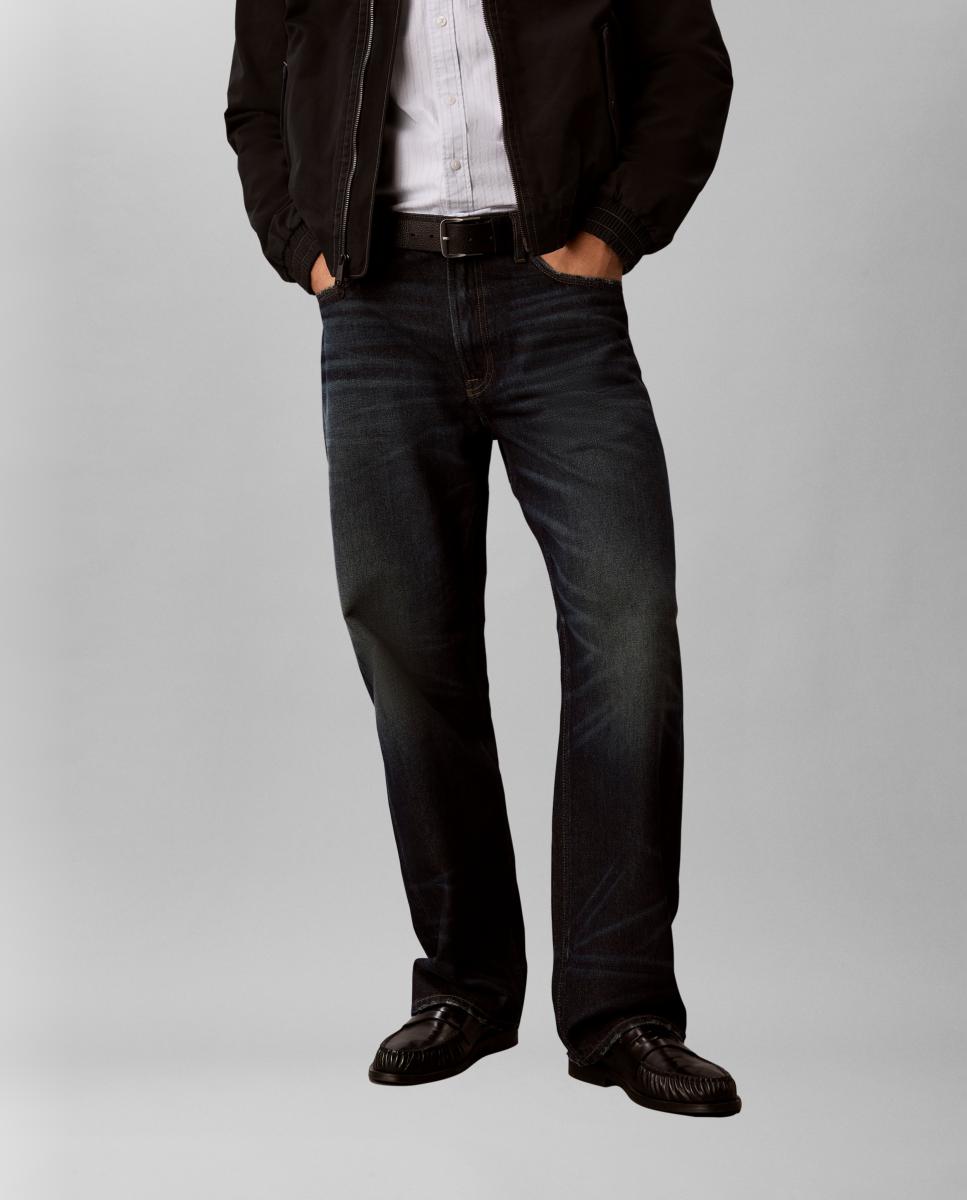 Jeans Straight Fit Azul-2