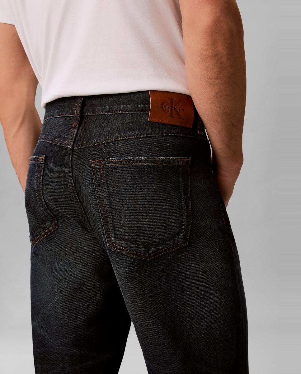Jeans Straight Fit Azul-5