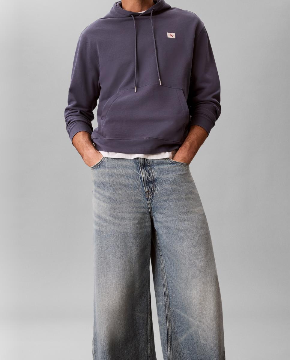 Jeans Extreme Baggy Fit Cinzento-2