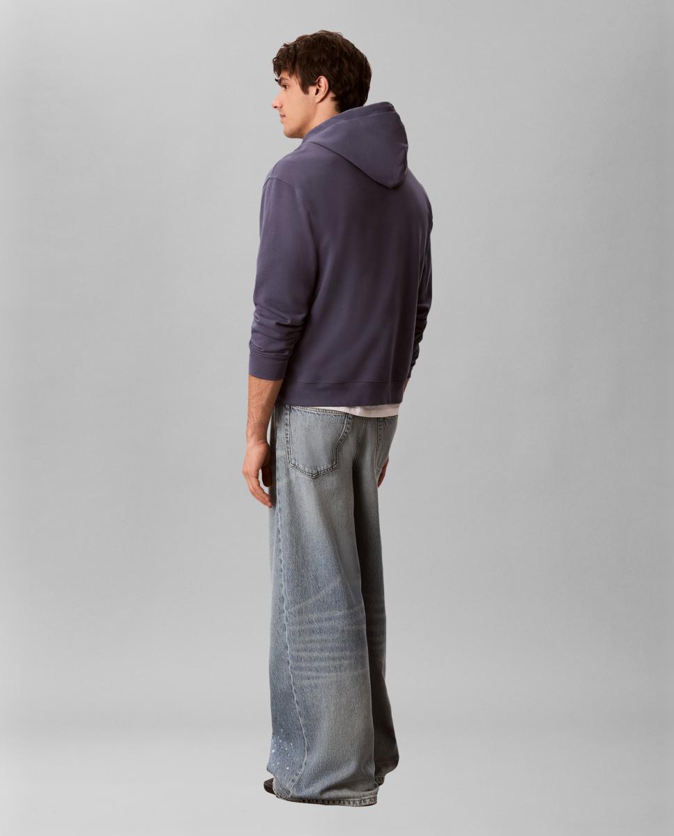 Jeans Extreme Baggy Fit Cinzento-3