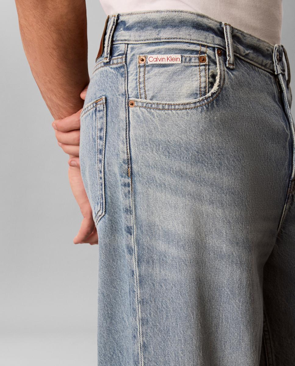 Jeans Extreme Baggy Fit Cinzento-5