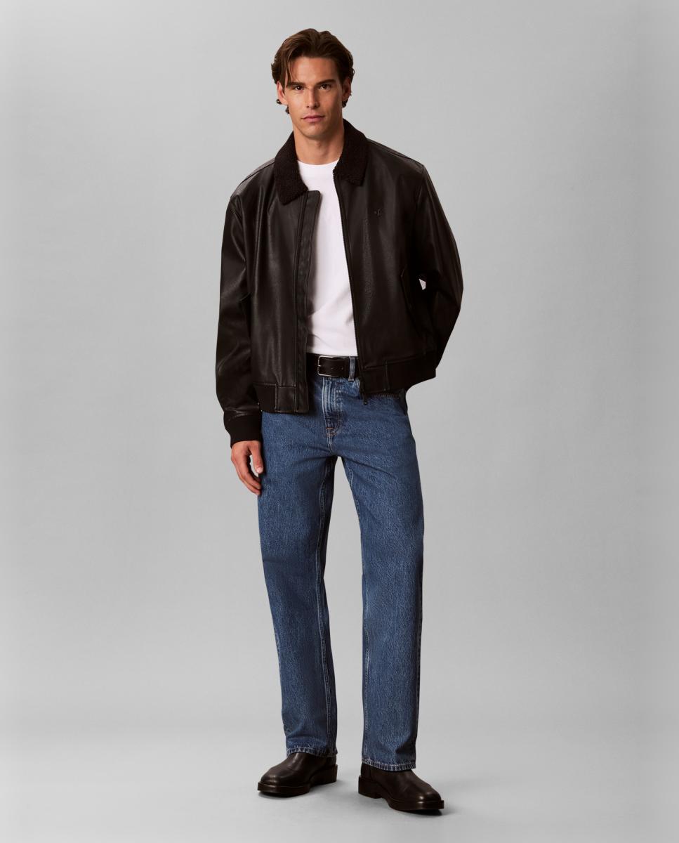 Imagem 0 de Jeans Straight Fit com Lavagem Clara 90s