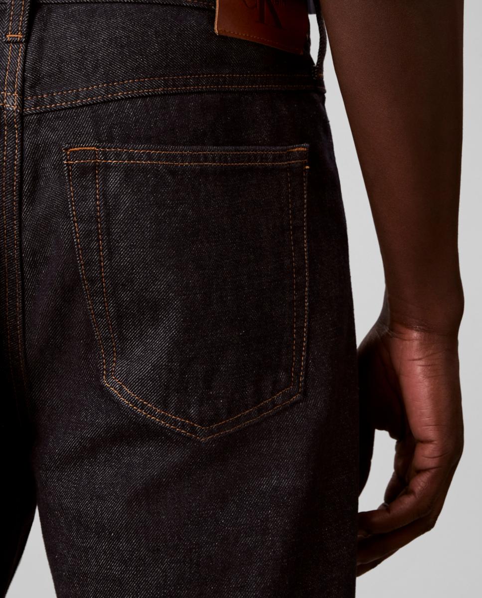 Jeans Straight Índigo Estilo 90s Azul-5
