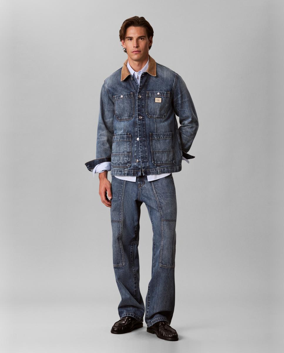 Imagen 0 de Vaquero Hombre carpenter corto Azul