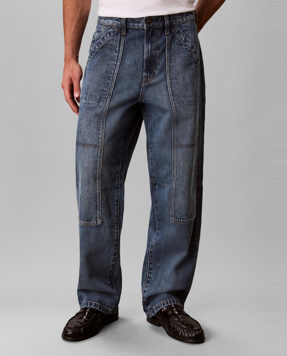 Vaquero Hombre carpenter corto - Calvin Klein Jeans - Azul Azul-2