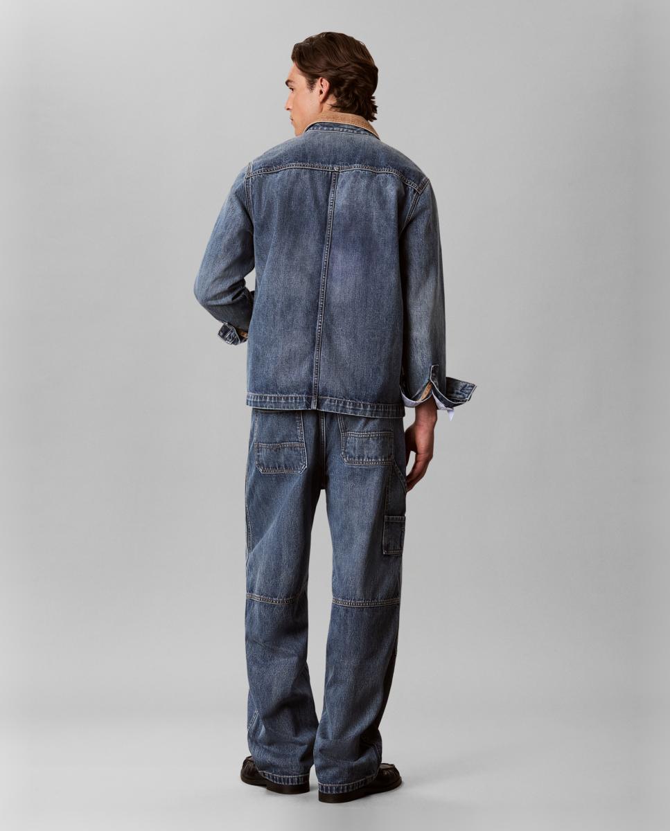 Vaquero Hombre carpenter corto - Calvin Klein Jeans - Azul Azul-3