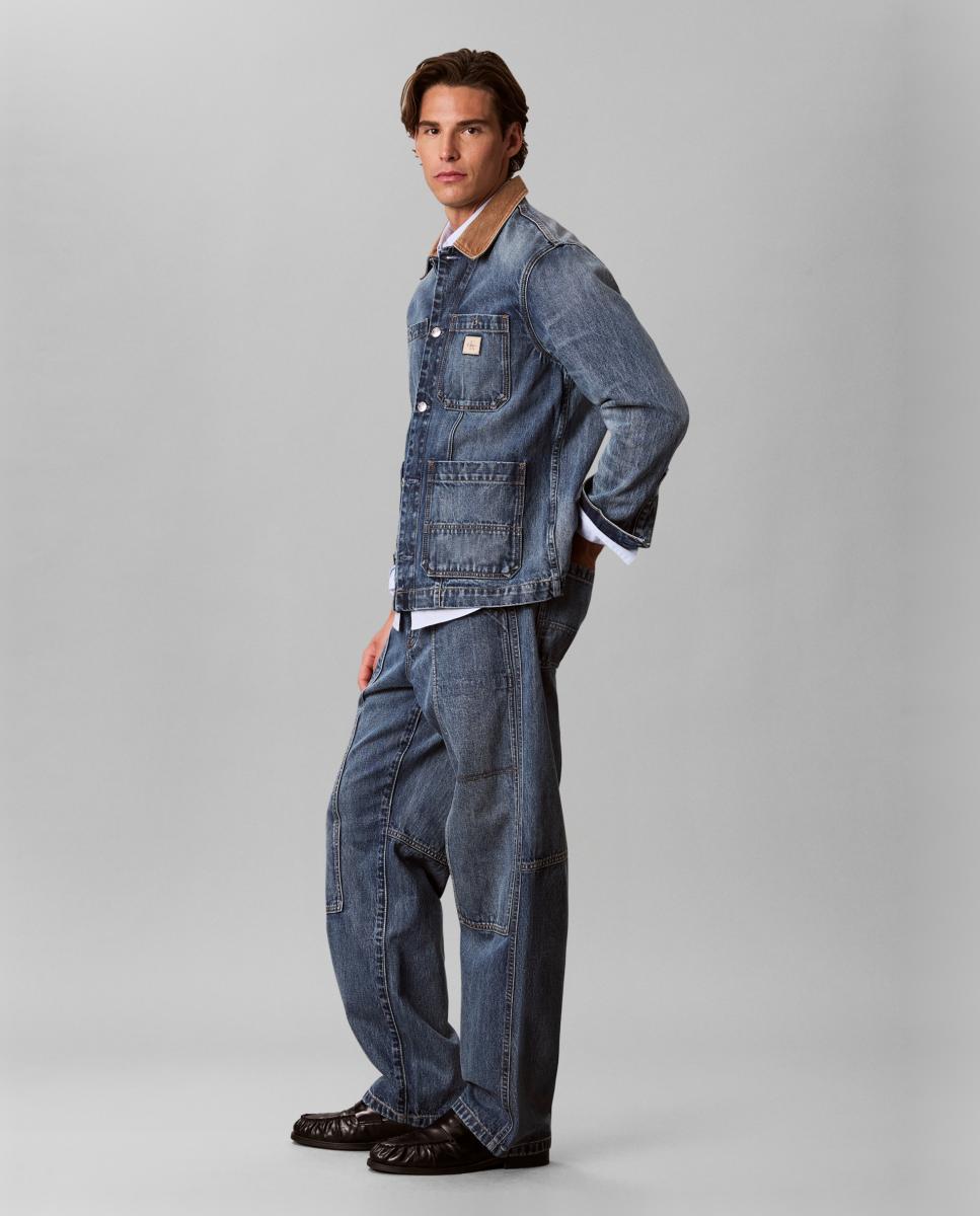 Vaquero Hombre carpenter corto - Calvin Klein Jeans - Azul Azul-5