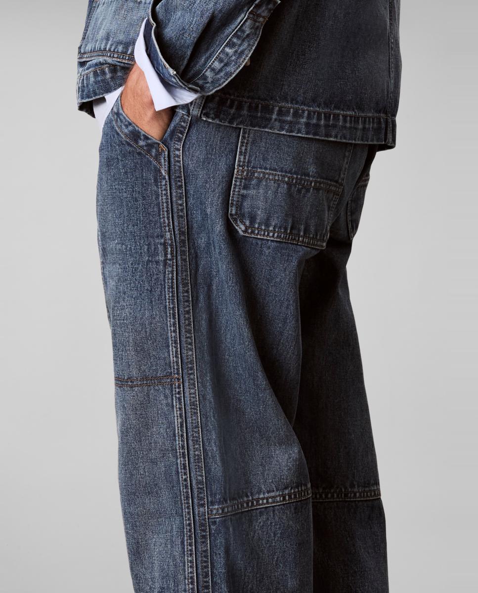 Vaquero Hombre carpenter corto - Calvin Klein Jeans - Azul Azul-6