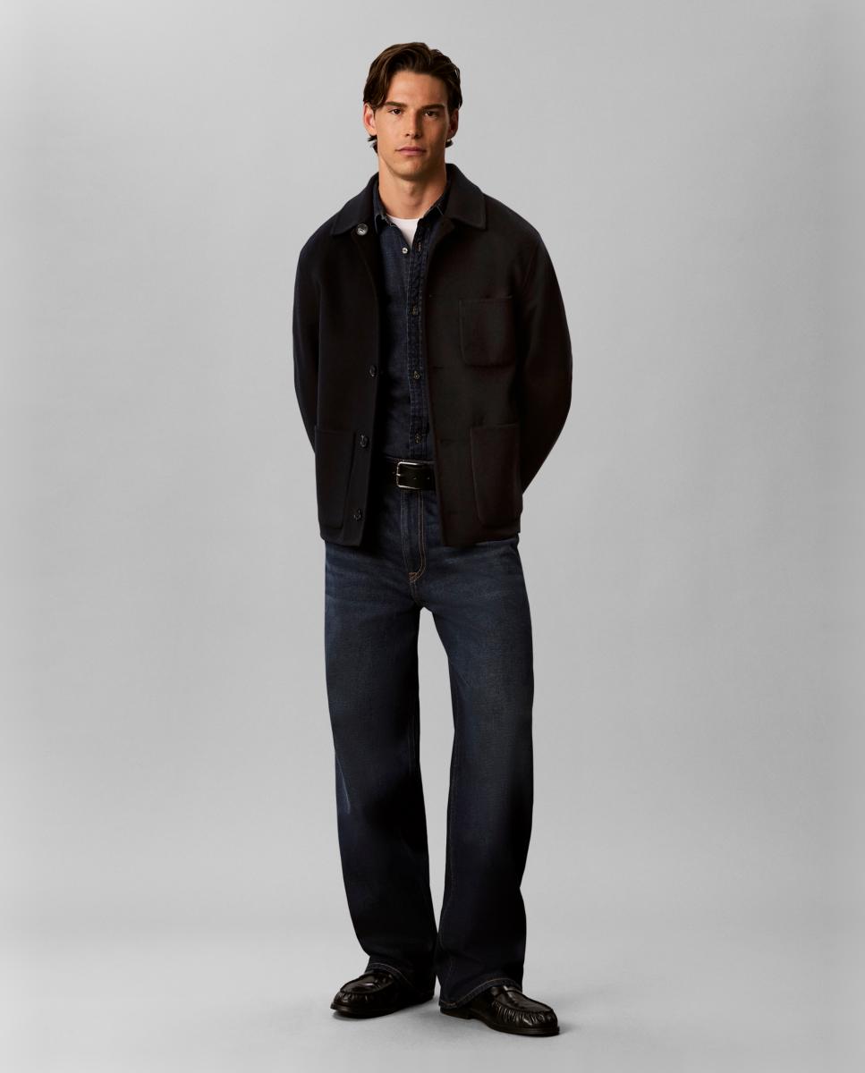 Imagen 0 de Vaquero Hombre Fit relajado baggy Azul